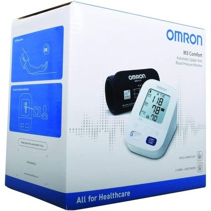 Omron M3 Comfort Hem-7155-E Upper Arm Blood Pressure Monitor With Intelliwrap Cuff And Intellisense Technology - Image 3