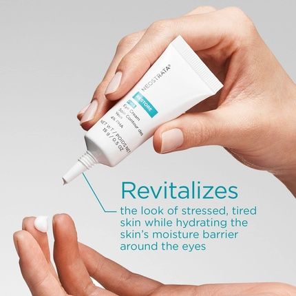 Neostrata Restore Pha Eye Cream Hyaluronic Acid Anti Aging Moisturizer And Polyhydroxy Acid Under Eye Cream For Wrinkles Dark Circles Under Eye Treatment For Puffiness And Bags 0.5Oz - Image 3