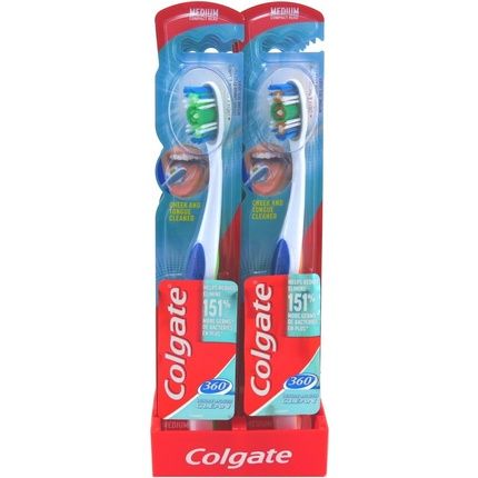 Colgate 360 Whole Mouth Clean Medium Toothbrush 100G