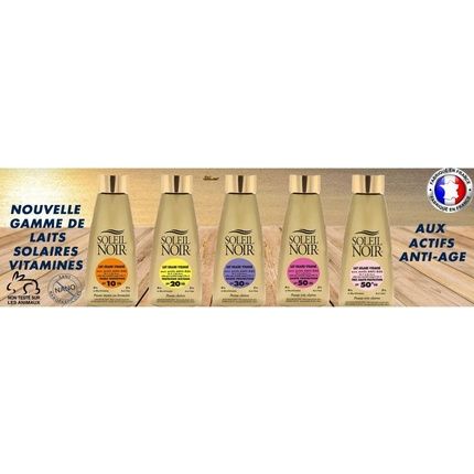 Soleil Noir Vitaminized Sun Milk High Protection Spf 30 150Ml - Image 3