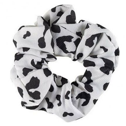 Medisei Dalee Hair White Printed Hair Tie Made Of Soft Fabric 1 Piece