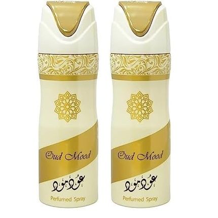 Lattafa Oud Mood Perfumed Deodorant Spray 6.67 Ounce