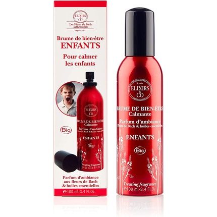 Elixirs & Co Wellness Mist Children Bach Flower Oils Essentiales Red 4 X 3.3 X 15.5 Cm