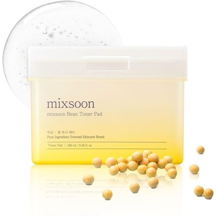 Mixsoon Bean Toner Pad Moisturizing Elasticity Exfoliation With Bean Extracts