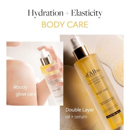 D'Alba Piedmont Italian White Truffle Aromatic Body Mist Serum Glowy Hydrating