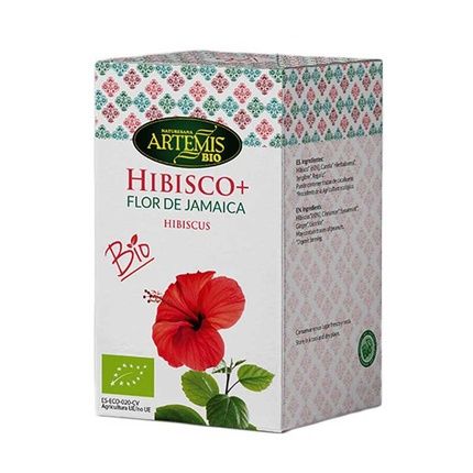 Artemis Hibiscus Plus With Spices Hibiscus Flower Organic 20 Filters