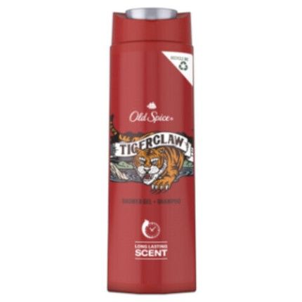 Old Spice Tigerclaw Shower Gel Shampoo 400Ml