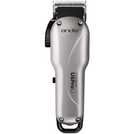 Andis Cord/Cordless Uspro Li Adjustable Blade Clipper High-Speed Sharp Blade Lithium-Ion Powered Silver