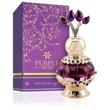 Khadlaj Purple Musk Concentrated Perfume Oil For Women 20Ml 0.7 Ounce