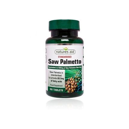 Natures Aid Saw Palmetto 90 Tablets