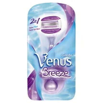 Gillette Venus Comfort Glide Breeze Shaving System With 2 Heads