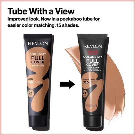 Revlon Colorstay Full Cover Longwear Matte Foundation Heat & Sweat Resistant Lightweight Face Makeup 30Ml 390 Early Tan - Image 3