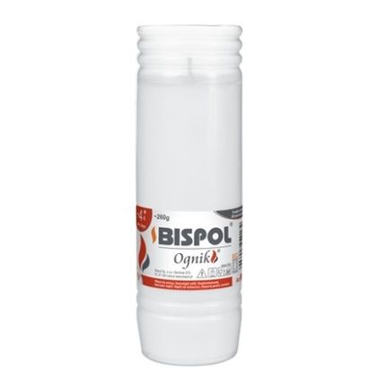 Bispol Ognik Wp4 Long-Lasting Paraffin Candle Insert - Single Pack - 1 Candle