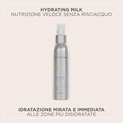 بخاخ الحليب المرطب من أكتيفا نوتريزيوني للشعر الجاف - بدون شطف