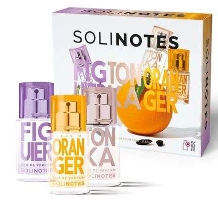 Pbi Solinotes Coffret Trio Figuier Tonka Fleur D'Oranger 15Ml