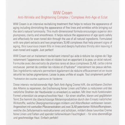 3Lab Ww Cream Anti-Wrinkle And Brightening Complex 60Ml - Image 3