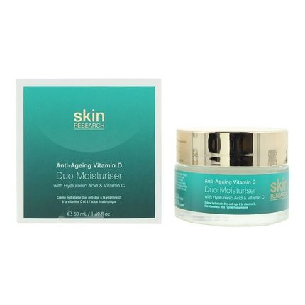 Skin Research Anti-Aging Vitamin D With Hyaluronic Acid And Vitamin C Duo Moisturizer 50Ml
