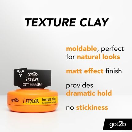 Got2B Istyler Long Lasting Hold No White Residue Silicone Free Texture Matt