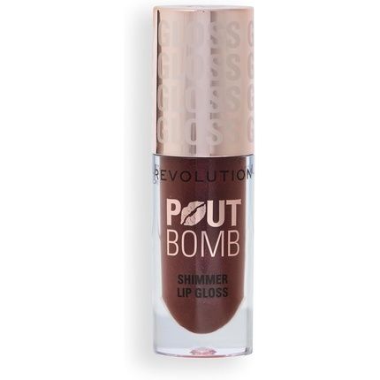 Revolution Pout Bomb Shimmer Gloss High-Shine Lip Gloss For Glossy Finish - Image 3