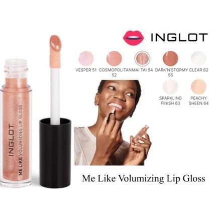 Inglot Me Like Volumizing Lip Gloss Sparkling Finish 63