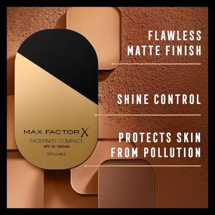 Max Factor Facefinity Reusable Compact Foundation 10G 007 Bronze - Image 3