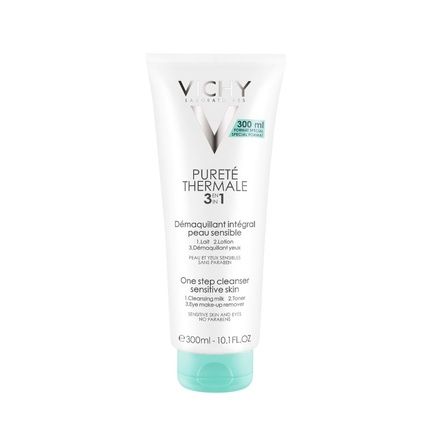 Vichy Purete Thermale 3 In 1 Makeup Remover For Face And Eyes - 300 Ml