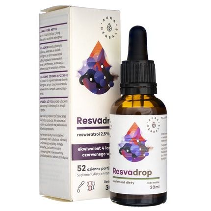 Aura Herbals Resvadrop Resveratrol Liquid 30Ml