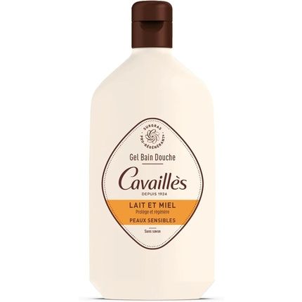 Roge Cavailles Bath And Shower Gel For Sensitive Skin Milk And Honey 400Ml