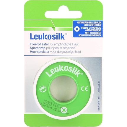 Leukosilk Sensitive Skin Roll Plaster 1.25Cm X 5M