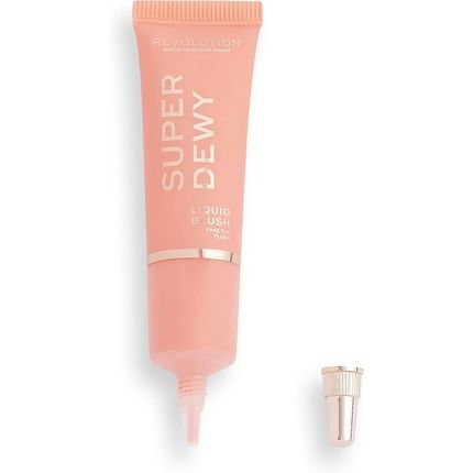 Makeup Revolution Superdewy Liquid Blusher Highly Pigmented Buildable Formula Fake The Flush 15Ml