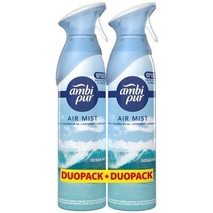 Procter & Gamble Ambi Pur Air Freshener Light Mist Freshelle 2X185Ml Ocean Mist