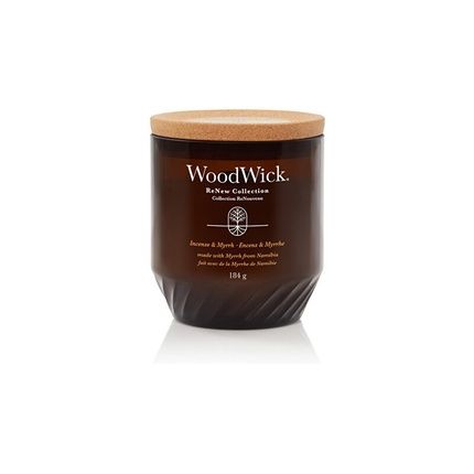 Woodwick Renew Incense & Myrrh Candle Medium Glass 184 Grams