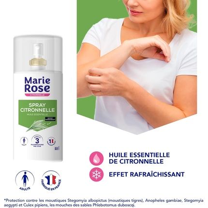 Marie Rose Citronella Refreshing Spray 100Ml