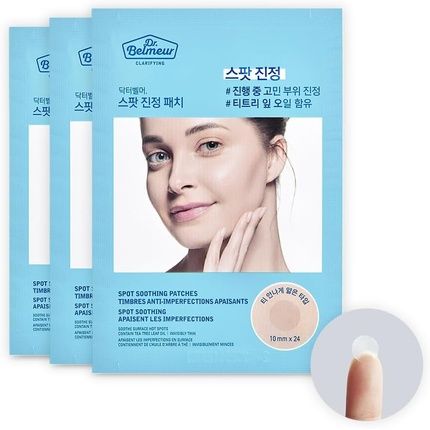 Dr. Belmeur Clarifying Spot Soothing Patches With Tea Tree Oil 72 Count