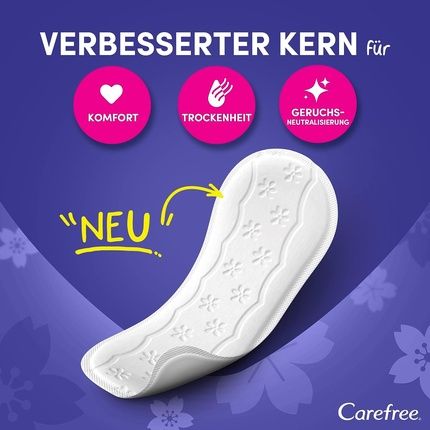 Carefree Plus Normal Panty Liners With Light Scent