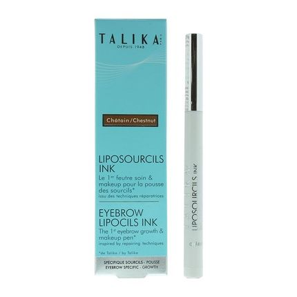 Talika Eyebrow Lipocils Ink Chestnut Brow Color And Growth Booster 0.8Ml