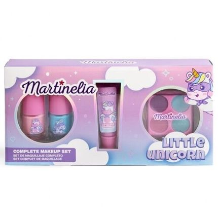 Martinelia Makeup Complete Set Little Unicorn With Nail Polish, Lip Gloss, And Eyeshadow