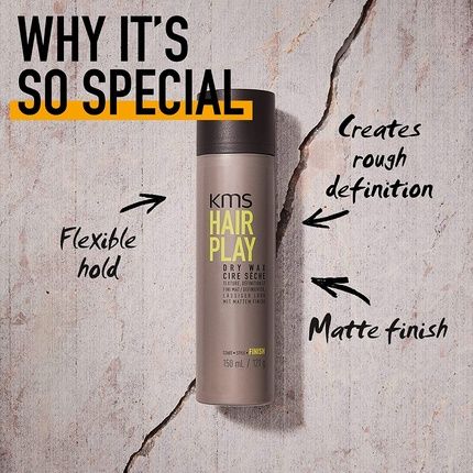 Kms Hairplay Dry Wax 150Ml