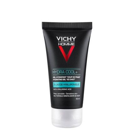 Vichy Homme Hydra Cool Face Gel 50Ml Hydrating Gel For Face And Eyes