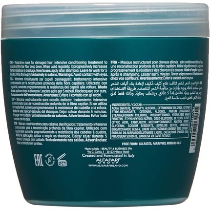 Alfaparf Milano Semi Di Lino Reconstruction Reparative Mask 500Ml