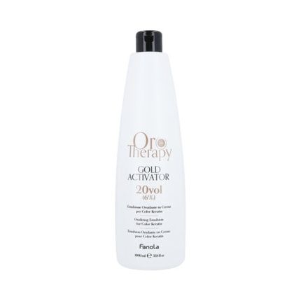 Fanola Oro Therapy Gold Cream Color Activator 6% 20 Vol. 1000Ml