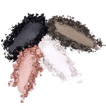 Idun Minerals Eyeshadow Palette 4-Pan Selection Of Color-Rich Shades Vitsippa 4 X 0.03 Oz