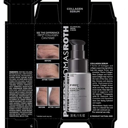 Peter Thomas Roth Firmx Collagen Serum 30Ml 1.0Oz Grey/Black