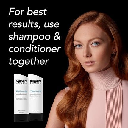 Keratin Complex Timeless Color Fade-Defy Shampoo For Unisex 13.5 Oz - Image 3