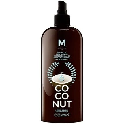 Coconut Dark Tanning Suntan Oil Spf6 200Ml