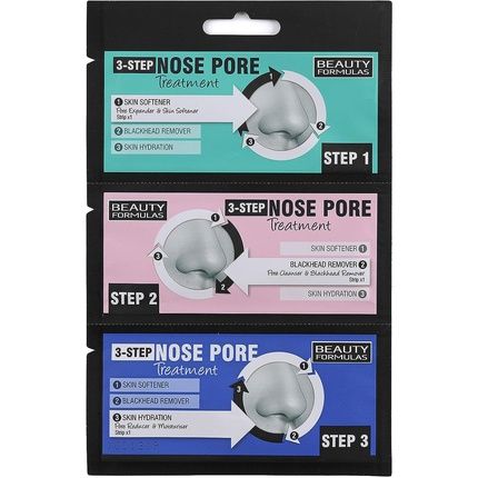 Beauty Formula Nose Pore Treatment With 3 Steps