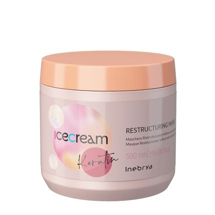 Inebrya Ice Cream Keratin Restructuring Hair Mask 500Ml