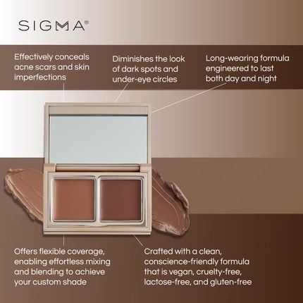 Sigma Beauty Spectrum Color-Correcting Duo 1.26 Ounce Dark To Deep - Image 3