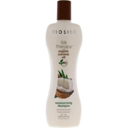 Biosilk Silk Therapy With Organic Coconut Oil Moisturizing Shampoo 355Ml