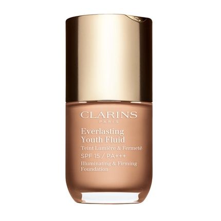 Clarins Everlasting Youth Fluid Foundation Spf 15 107 Beige 30Ml Illuminating And Firming Liquid Makeup - Image 4